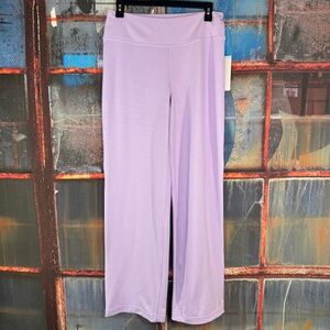 NWT Zella Soft Agile Wide Leg Pants Medium Purple Athleisure Lounge Active
